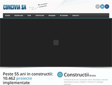 Tablet Screenshot of concivia.ro